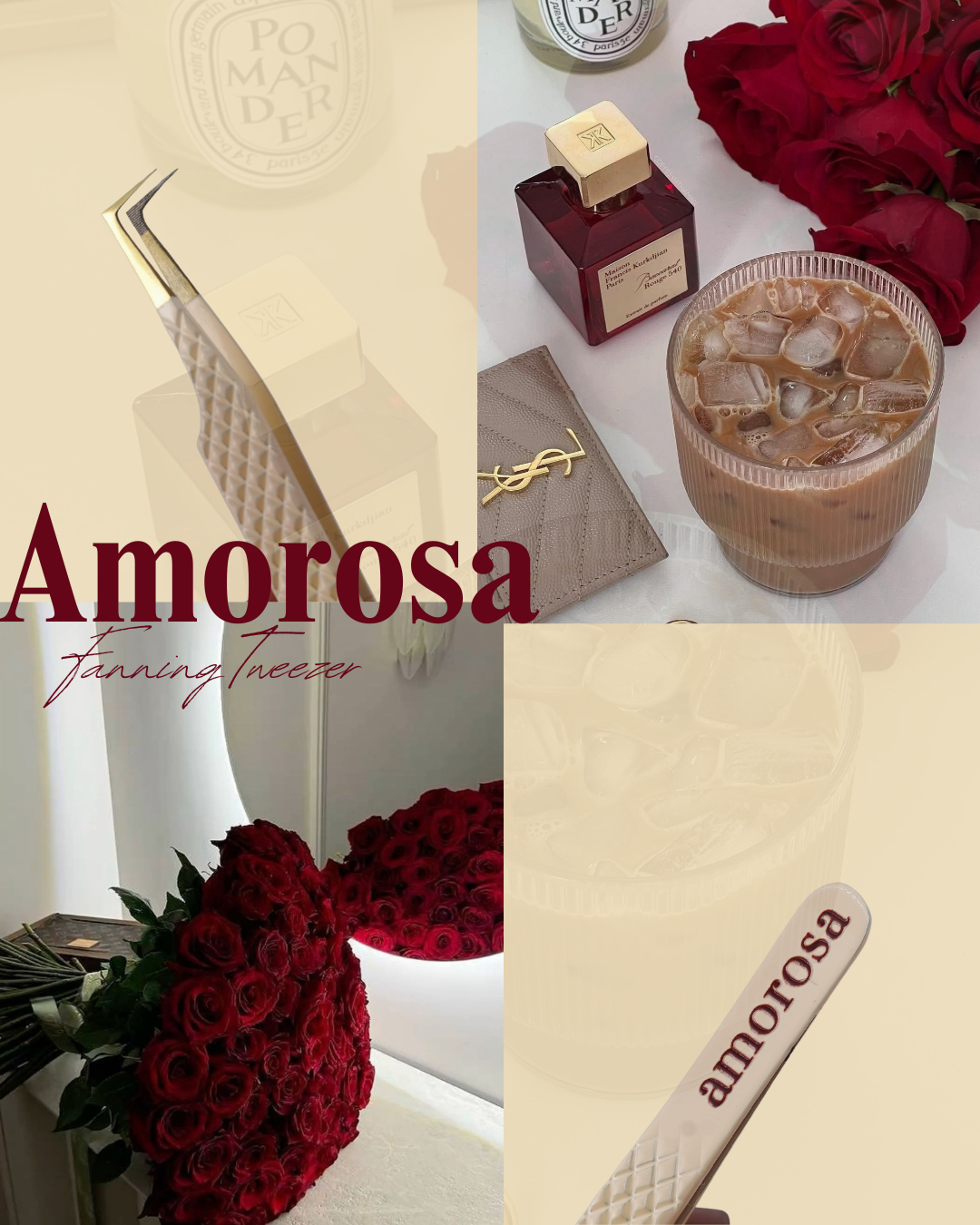 Amorosa Fanning Tweezer